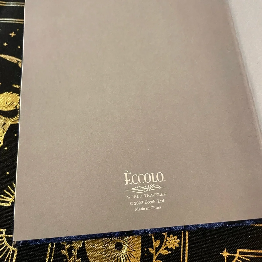 NWOT ECCOLO Blue Velvet Covered DREAMS Journal